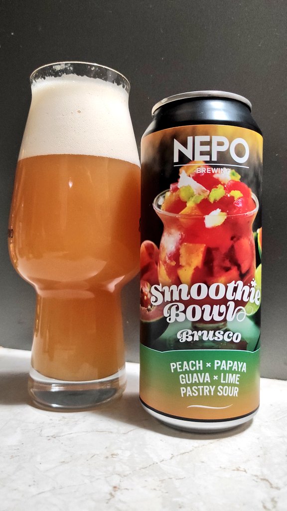 #471
🍺 Smoothie Bowl : Brusco
🇵🇱 Nepomucen 
Pastry Sour
Alk. 5.3%
4/5
#craftbeer #polishbeer #sour #pastry #peach #papaya #guava #lime #piwokraftowe #browar #nepomucen #beergeak #beerpics #wroclaw