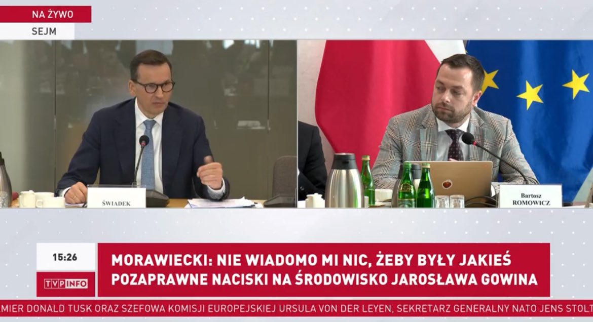 💬Były premier @MorawieckiM na komisji śledczej ds. wyborów kopertowych: Nie pamiętam dokładnie z kim spotykałem się i rozmawiałem o wyborach prezydenckich 2020 w formie korespondencyjnej. Zajmowałem się wolimy sprawami w tym samym czasie. #PoliticsNow