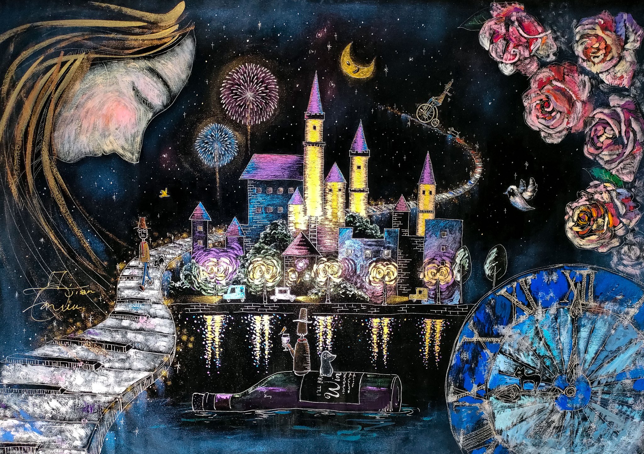 オジサン画家 MUU⋆࿐໋₊夜景の光伝道師 on X: 
