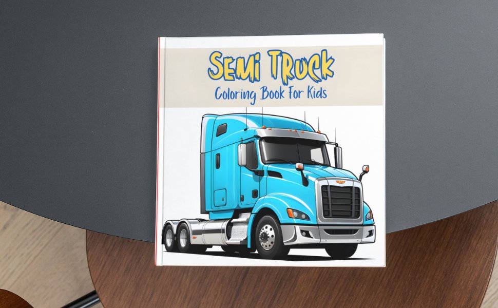 Semi Truck Coloring Book For Kids: 
Big Rigs for Little Hands a.co/d/9ZHNKQf
#TruckersRule
#TruckersView
#TruckDriverLife
#SemiTruckLife
#TruckingIndustry
#TruckersCommunity
#TruckersUnited
