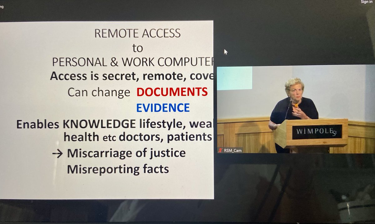 ⁦@Doctors4Justice⁩ confidence Jane Somerville warns the RSM conference of the perils of #whistleblowing and the failure of the Employment Tribunal #OfficeOfTheWhistleblower ⁦@MaryRobinson01⁩ ⁦@AWhistleblowing⁩