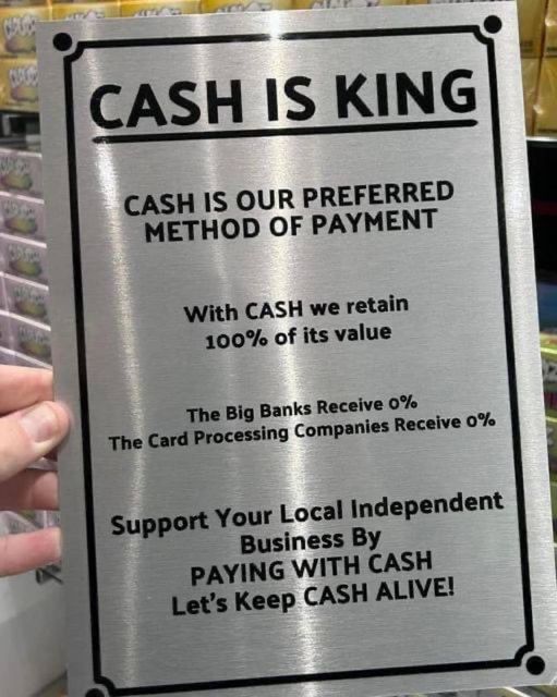 Remember cash is FREEDOM!