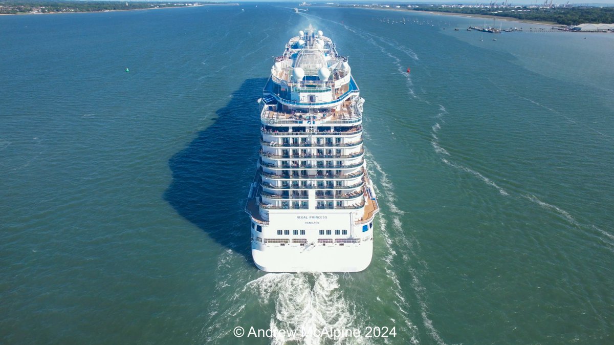 Looking stunning in the afternoon sunshine <a href="/PrincessCruises/">Princess Cruises</a> #RegalPrincess setting sail yesterday. <a href="/PrincessUKmedia/">Princess Cruises UK and Europe</a> <a href="/PrincessUKSales/">Princess Cruises UK Travel Agents</a> 
#PrincessCruises #cruise 
YouTube Video to follow.