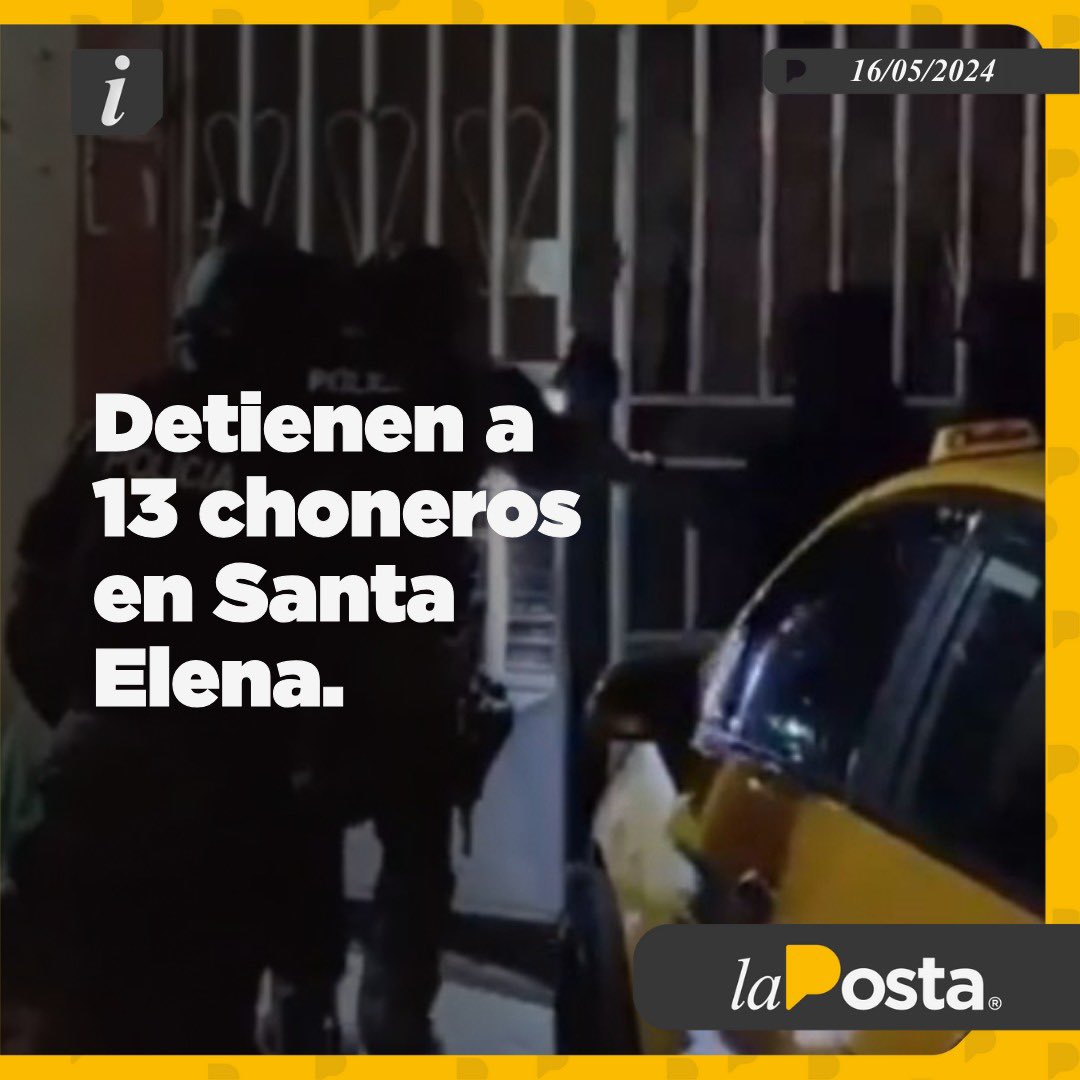 En el operativo Cero Impunidad, ejecutado en esta madrugada en Santa Elena, hubo 18 allanamientos. Los detenidos son sospechosos de delitos como as3sin4t0, microtráfico de dr0g4s y tenencia de 4rm4s de fuego.