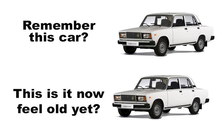 Lada_Ton's tweet photo. Remember this car? Look at what it looks like now...
Feel old yet? $Lada, perfect from the beginning. https://t.co/L1WrwaVAvY