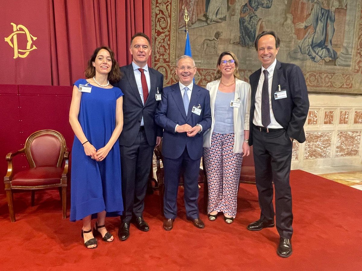 Our President Vassilikos &amp; DG @AUDREMAR are in Rome to celebrate 🇮🇹 Restaurant Day with <a href="/fipeconf/">Federazione Italiana Pubblici Esercizi</a> 

🗣️"#Tourism is an economic and social hub that creates millions of #jobs. We must continue working together to support our restaurants for a successful green &amp; digital transition."
