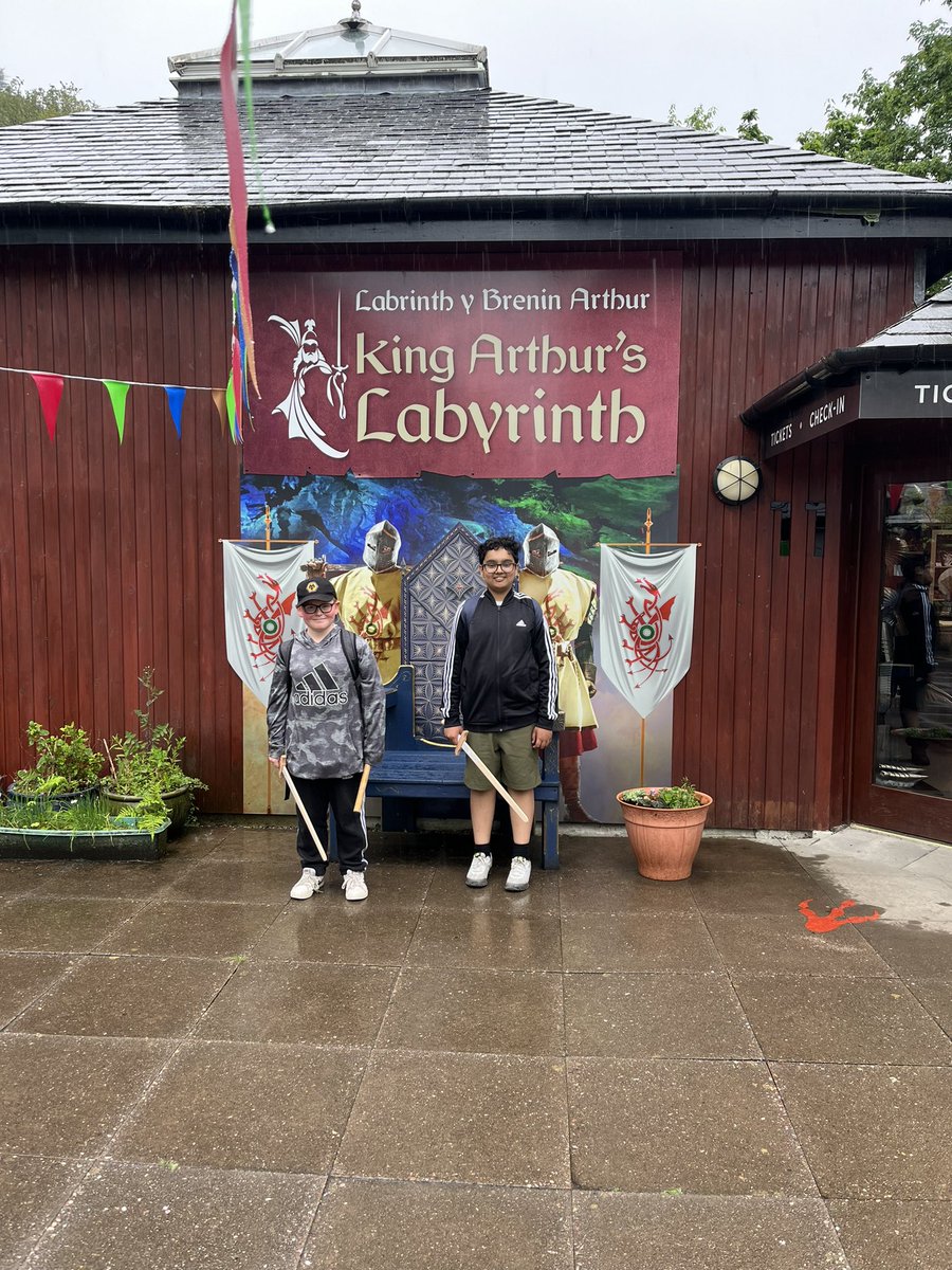 A morning of orienteering at Coed-Y-Brenin followed by a visit to King Arthur’s Labyrinth for 7S today. The Labyrinths magic will not allow for modern sorcery to be used but Knights Henry and Musa are ready to defend us against the fearsome 🐉 @QMGS_Year_7 @qmgs1554