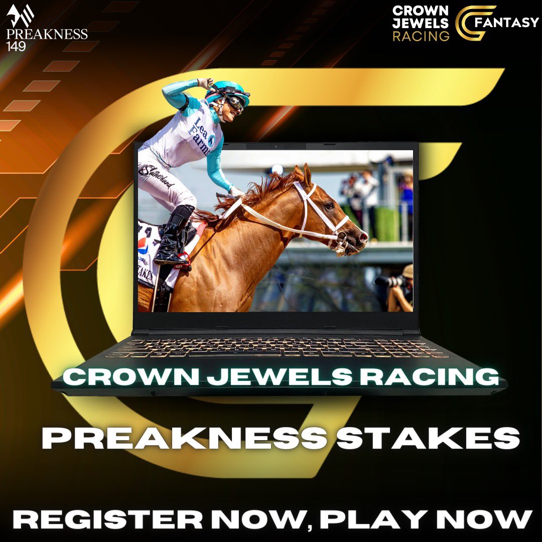 Register Now to Play The Game 🐎🎮

🔗 Link In Bio

🏆: @PreaknessStakes 
🗓️: Saturday 18th May
📍: @PimlicoRC 
🎟️: Tickets Available 

 #18ofthebest #premiumracing #fantasygame #fantasysports #playthegame #nobrainer #pickyourhorses #thoroughbred #horseracing