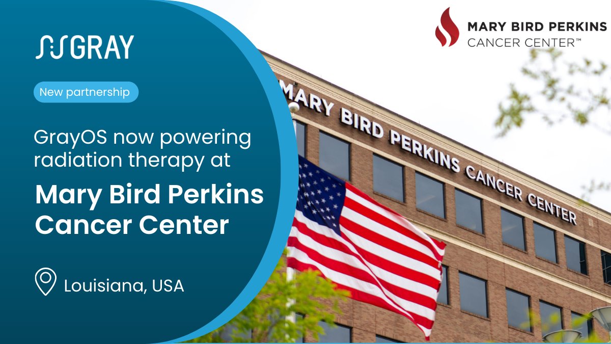 🚀🇺🇸 GrayOS is live at <a href="/MaryBirdPerkins/">Mary Bird Perkins</a>, our inaugural partnership in the US!

🤝“We are excited to be the first center in the U.S. deploying this new technology,” said Sotirios Stathakis, Ph.D., Dr. Charles M. Smith Chief of Physics.

Read more: shorturl.at/ipWY1