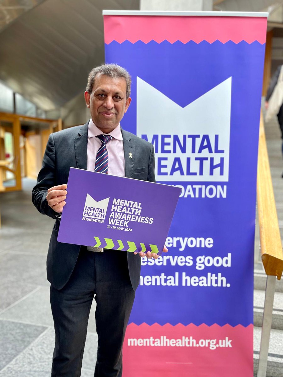 Physical activity can have many benefits for mental health. That's why I'm supporting @mentalhealth 's #MomentsForMovement campaign. Great to meet them @ScotParl to lend my support to the work they do & help raise awareness of this year's #MentalHealthAwarenessWeek.