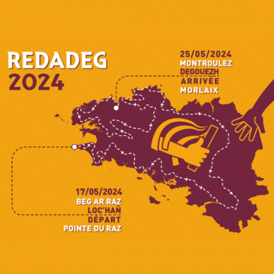 Loc'het 'vo ar @Redadeg warc'hoazh. Un 20 km bennak zo bet prenet gant ar strollad. Marteze muioc'h n'int ket bet plaset c'hoazh ! Chom a ra km da brenañ. Neuze arabat gortoz : deuit da redek ganeomp... Ken tuch' #bzhg