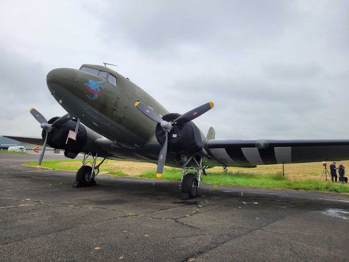 Along with the 2-ton truck and landing craft, the DC-3/Dakota/Skytrain was one of the 3 Allied machines that won WW2, according to Eisenhower. North Weald set to be the base for 11 Daks for #DDay80 anniversary events #avgeek
