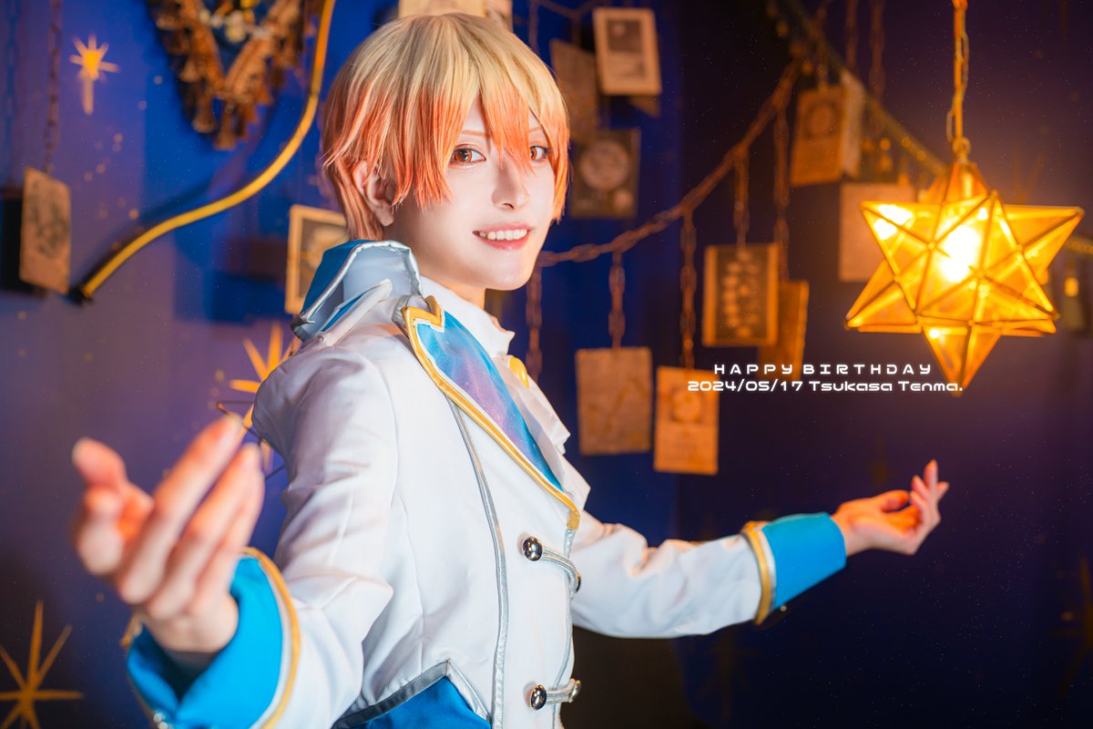 【cosplay】  
司お誕生日おめでとう㊗🎂🎊

 #prsk_cos