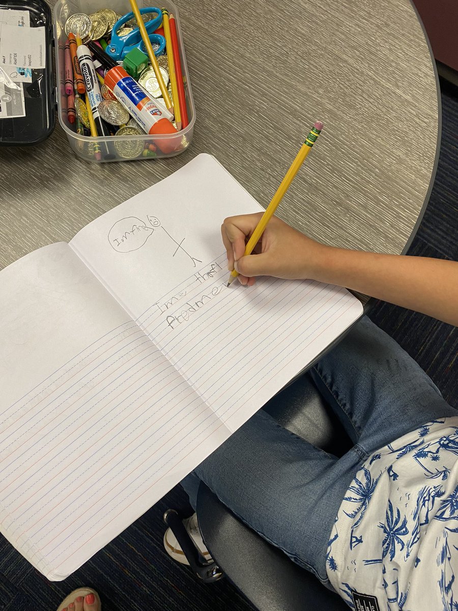 I love that this sweet boy chose to write he was thankful for his freedom this morning in his thankful journal! #gcisdss