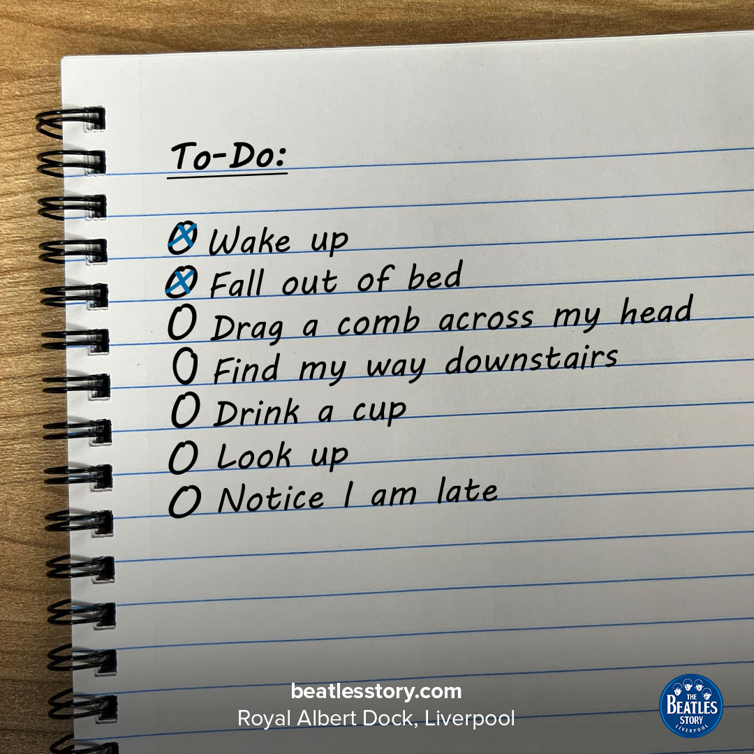 #OnThisDay in 1980, while living at The Dakota in New York City, John Lennon wrote a to-do list for his assistant. It included requests for books, herbs for the cat, a hook on the bathroom door and replacing Sean Ono-Lennon’s mattress. What's on your to-do list today? ✍️