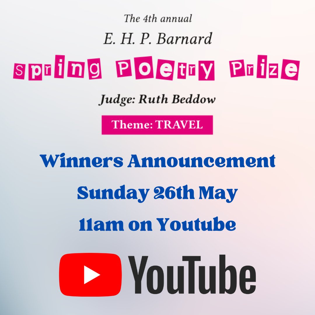 We're looking forward to sharing this year's prize-winners with you on Sunday 26th May at 11am. Subscribe for the full announcement: youtube.com/@tfneill1