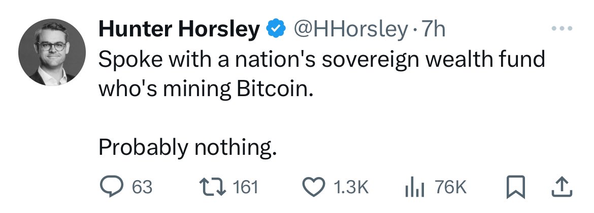 Nation states are coming in full force. 

Are you mentally prepared? #Bitcoin