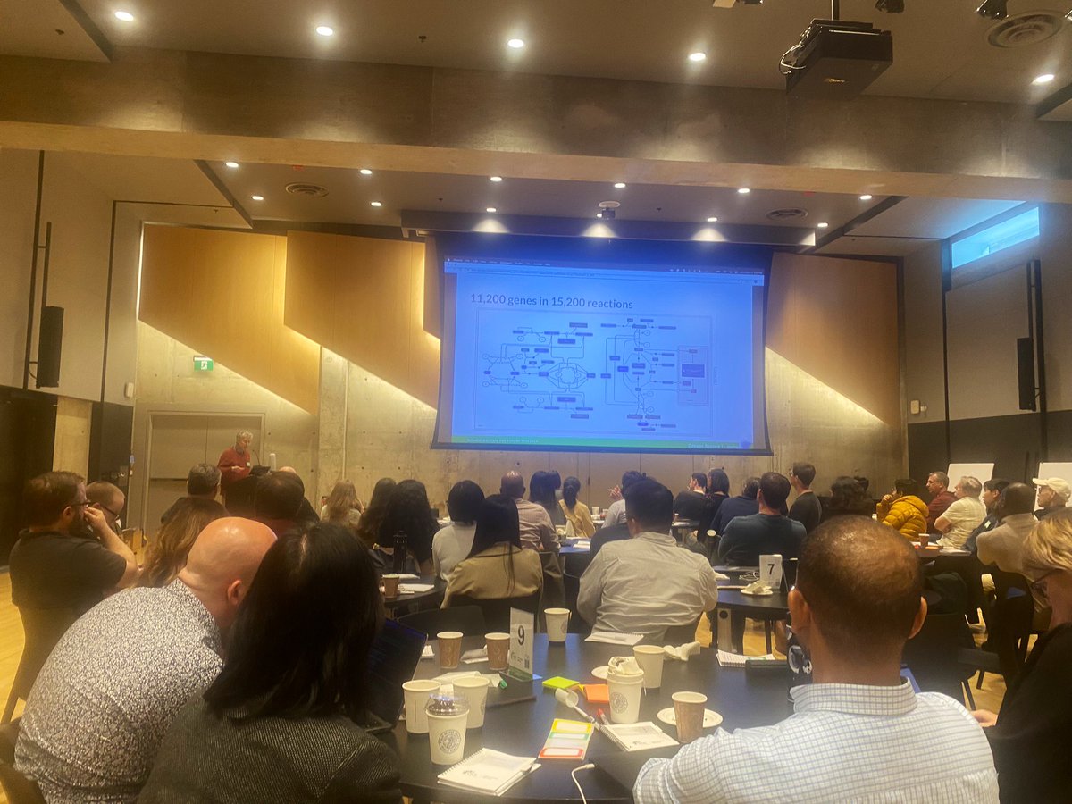 A unique honour to see Lincoln Stein give an inspiring talk about <a href="/reactome/">reactome</a> at the <a href="/OICRGenomics/">OICR Genomics</a> Meeting earlier this week. 

Lincoln summarized the past 22 years of progress and gave a sneak peek of what’s coming next! 

Stay tuned!