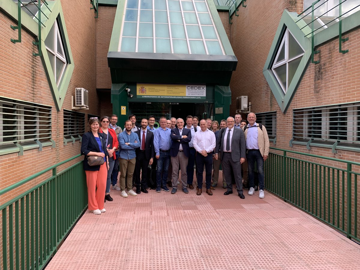 During 14th, 15th, &amp; 16 May, we hosted the <a href="/ERA_railways/">EU AgencyForRailways</a> meetings of ERTMS OH group and Operations TSI in Madrid (<a href="/_SEMAF_/">SEMAF</a>  premises).

We also visited the #CEDEX and the ERTMS laboratory to see how this system is tested.

Thanks to everyone for the fruitful discussions.
👩‍✈️👨‍✈️
