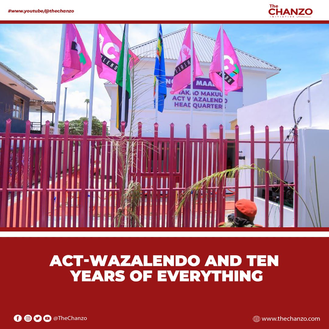 'ACT-Wazalendo continued to promote its centre-left ideology for a few years, and some of us wondered what this centre-left and centre-right ideology actually meant. Soon enough, the centre could no longer hold; nothing of the left was left. Once again, ACT-Wazlendo proved that