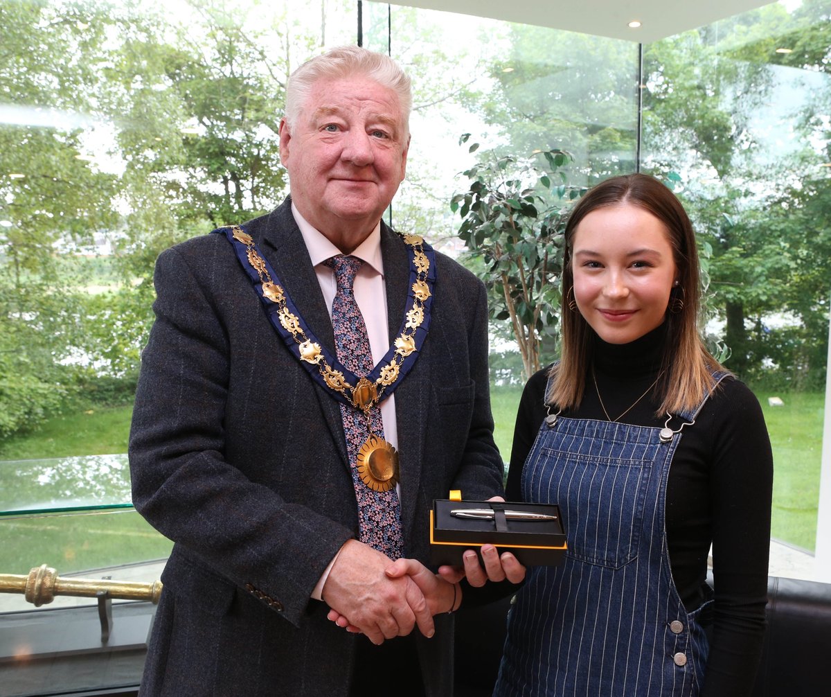 The Mayor has hosted a reception for local teenager Lauren Bond in recognition of her dedicated campaigning and political work. Read more here: bit.ly/3K475Mt