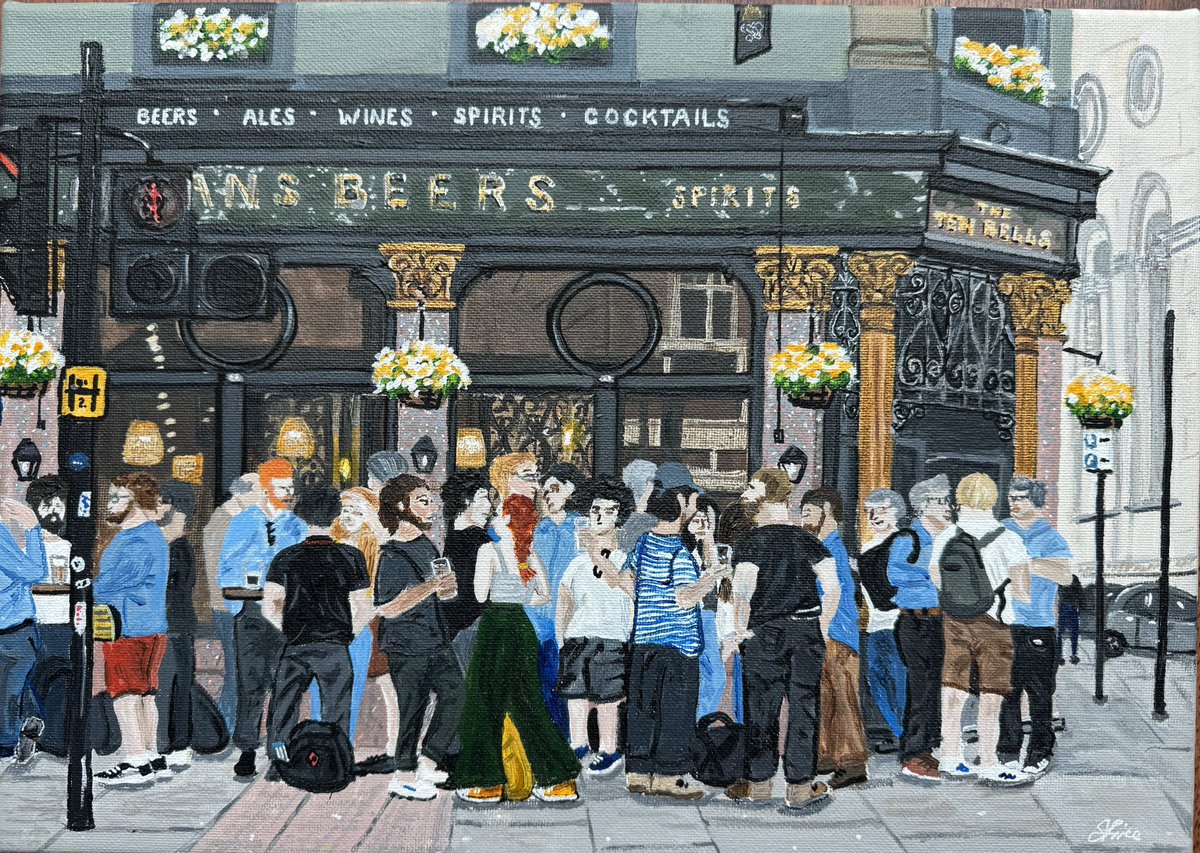 I’m chuffed to say my painting will be included in part 1 of the Town House Open 24 (6th – 28th July). I’m chuffed to have my work displayed alongside talented artists and @TownhouseWindow has such a beautiful gallery #townhouseopen