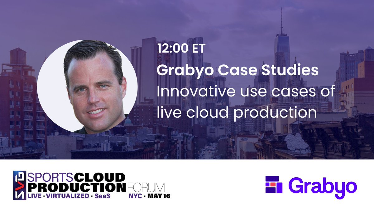 Join Mike Kelley, President of Americas, on stage at @sportsvideo today as he showcases creative ways that media and sports organizations have adopted live cloud production. If you're going, treat yourself to a technology masterclass!

#liveproduction #sportsbusiness #awspartner