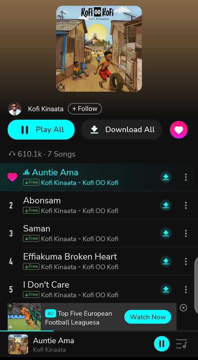 #KofiOOKofi is Out on Boomplay🔥🔥🔥

Stream ↪️ boomplay.com/share/album/90…
I'm not leaving there until it reaches over millions of streams.♥️