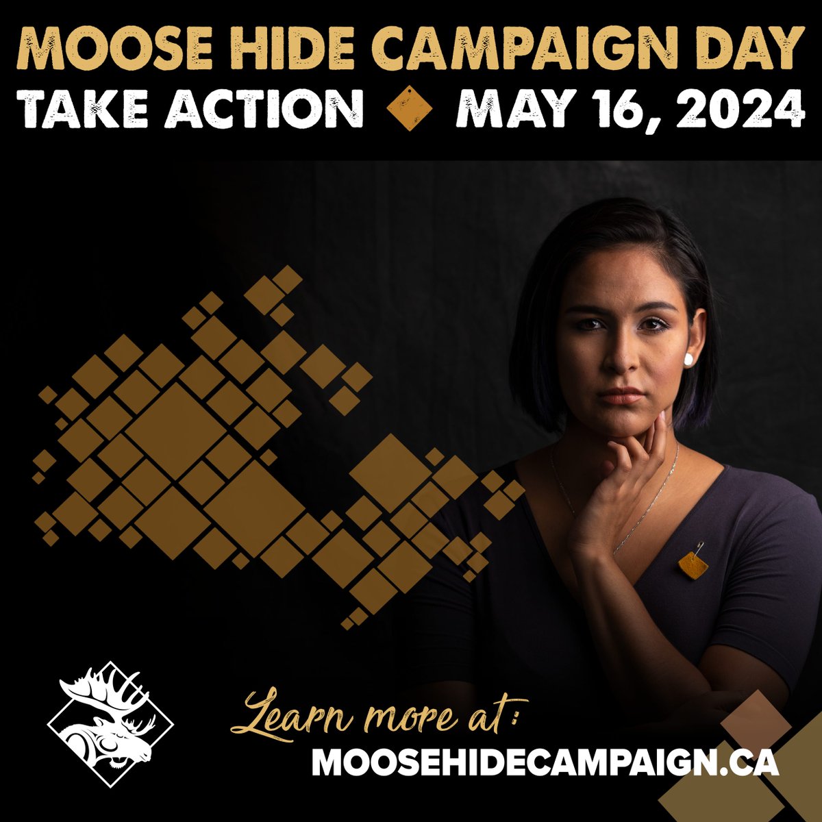It’s #MooseHideCampaignDay! What began as a BC-born, Indigenous-led movement to end violence against women and children has become a nationwide campaign. Learn how we embody the spirit of this important day and work to combat the #MMIWG2S+ crisis at: bit.ly/4acyJBB.