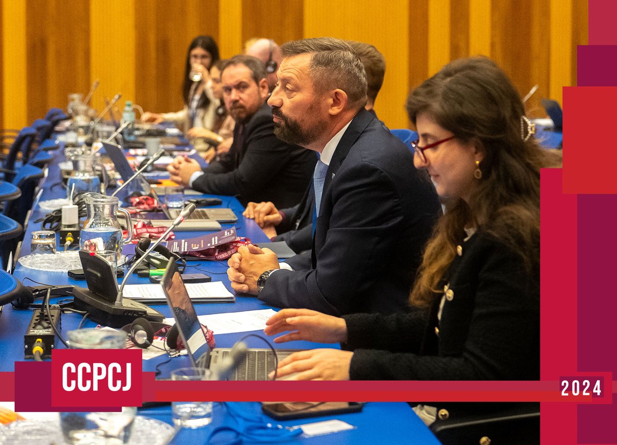 The Commission discusses this afternoon the follow-up to the 14th Crime Congress and preparations for the #15CrimeCongress, set to take place in the United Arab Emirates in 2026. bit.ly/3UmOsbc