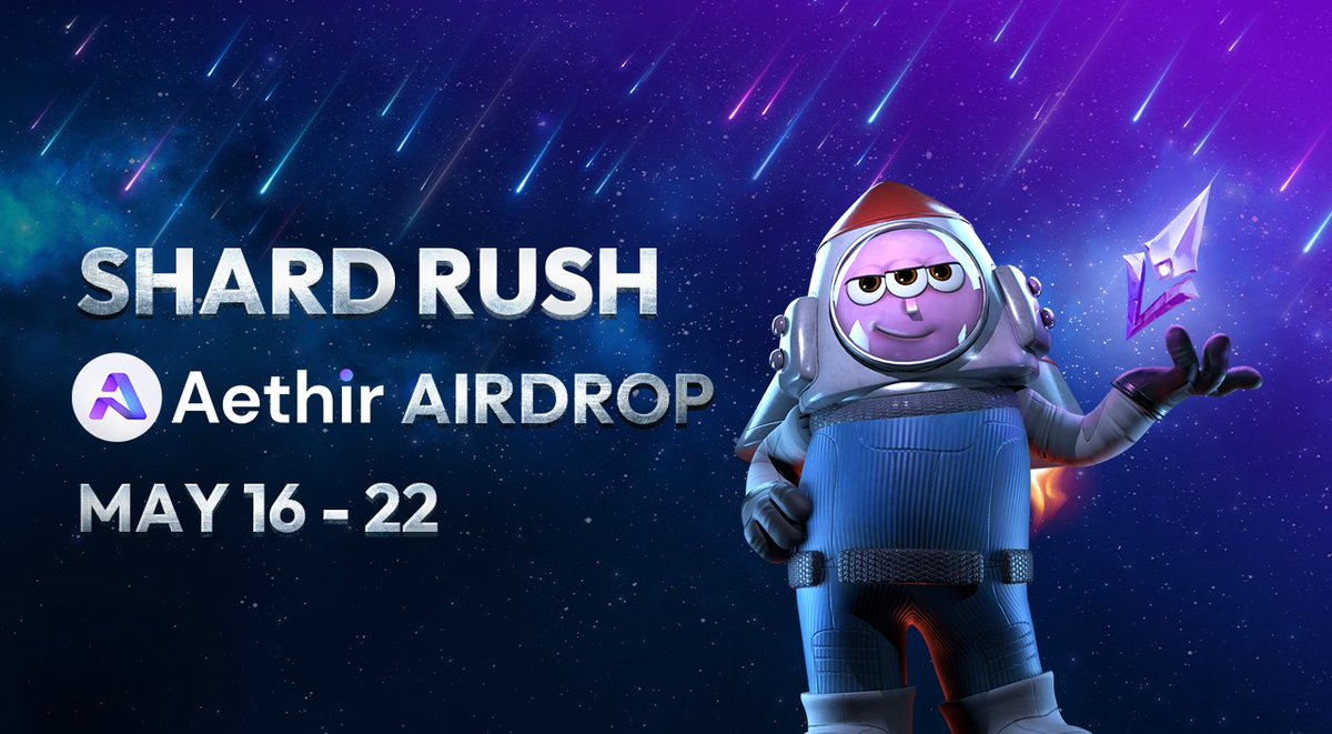 Claimed the Mocaverse Badge from @AethirCloud Drop yet? That’s not all! We’re bringing back a special edition of Shard Rush with DePIN ecosystem @AethirCloud ☁️ And we’re airdropping more $ATH tokens to the Moca NFT & Moca ID community on top of the Aethir Cloud Drop 🪂