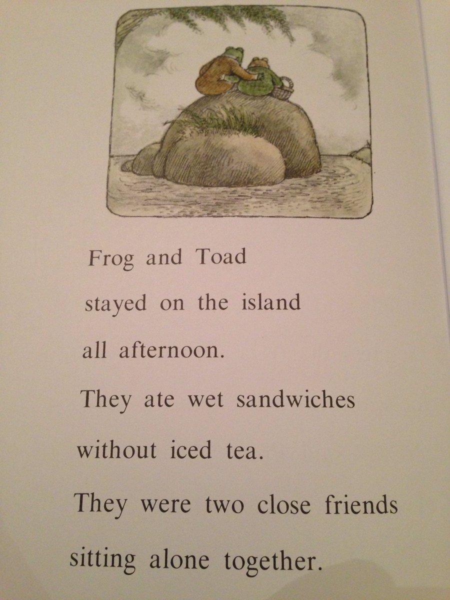 NicoleCLindsay's tweet image. 😂 how very Frog and Toad of him