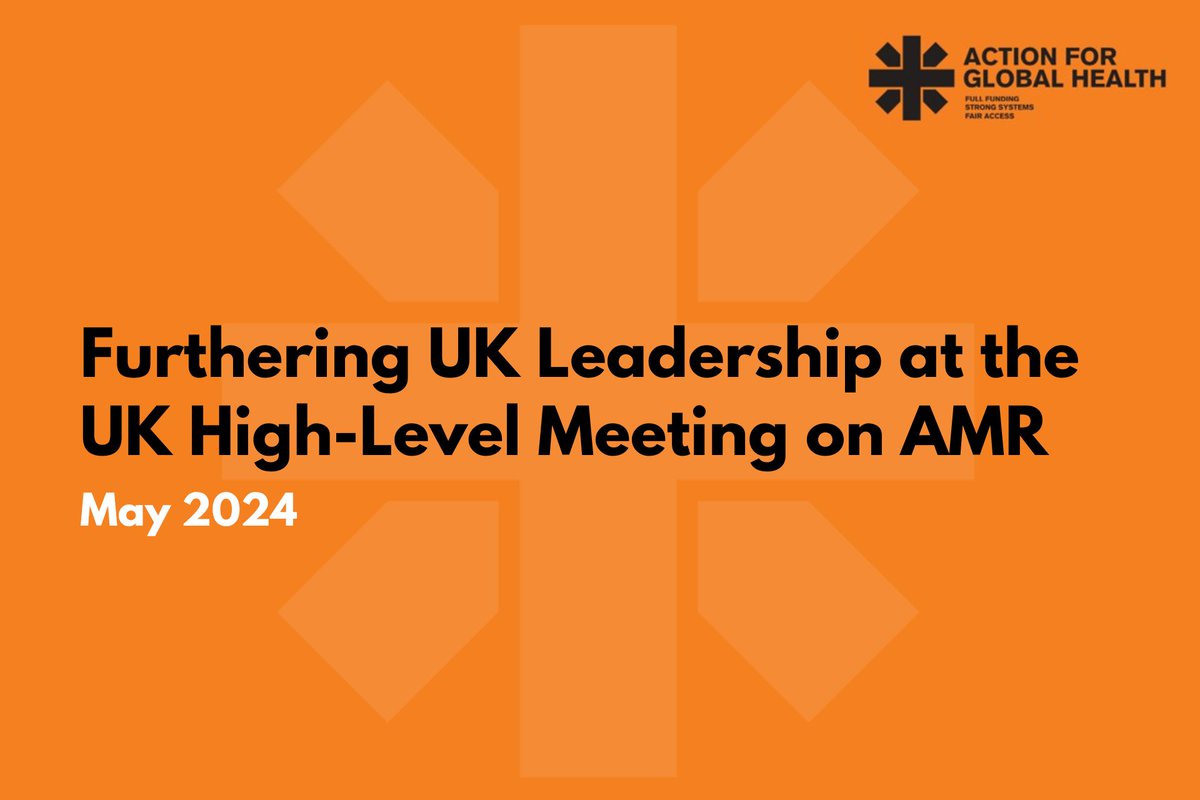 📢 PUBLISHED TODAY: Our #AMRHLM Briefing 📝 This September, world leaders will meet in New York to discuss the urgent threat of antimicrobial resistance. In this briefing, we highlight both global and UK priorities. Read here 👉bit.ly/3QOScS2