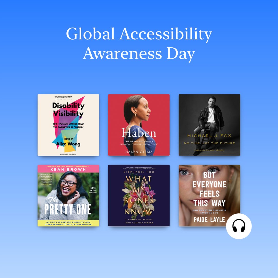 Every day, we should continue to make and remake the world a more inclusive place.

In honor of #GAAD, we've compiled empowering narratives from individuals with disabilities, spanning from battling ableism and injustice to discovering joy and purpose.

apple.co/GAADBooks