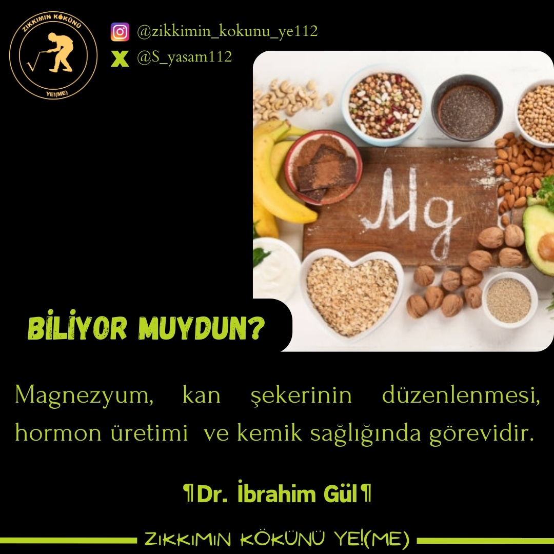 #saglıklıkal
#magnezyum
#dribrahimgül 
#sağlıklıyaşam
#biliyormuydun?
#sağlıklıbeslenme
#koruycuhekimlik
#ilaçsızyaşıyoruz
#ilaçsızyaşammümkün
#zıkkımınkökünüyeme