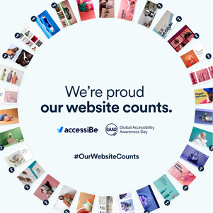 Today is Global Accessibility Awareness Day!

Every accessible website counts in creating a more inclusive internet. We are proud to be a part of this. Join us in making the internet more accessible for everyone.

#OurWebsiteCounts <a href="/AccessiBe/">accessiBe</a>