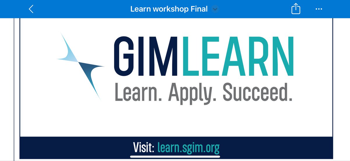 You don’t love writing….You love teaching…..want promotion? There’s an alternative.. Today Hampton (Sheraton L3) - 10:15AM - Learn about GIMLearn #SGIM24