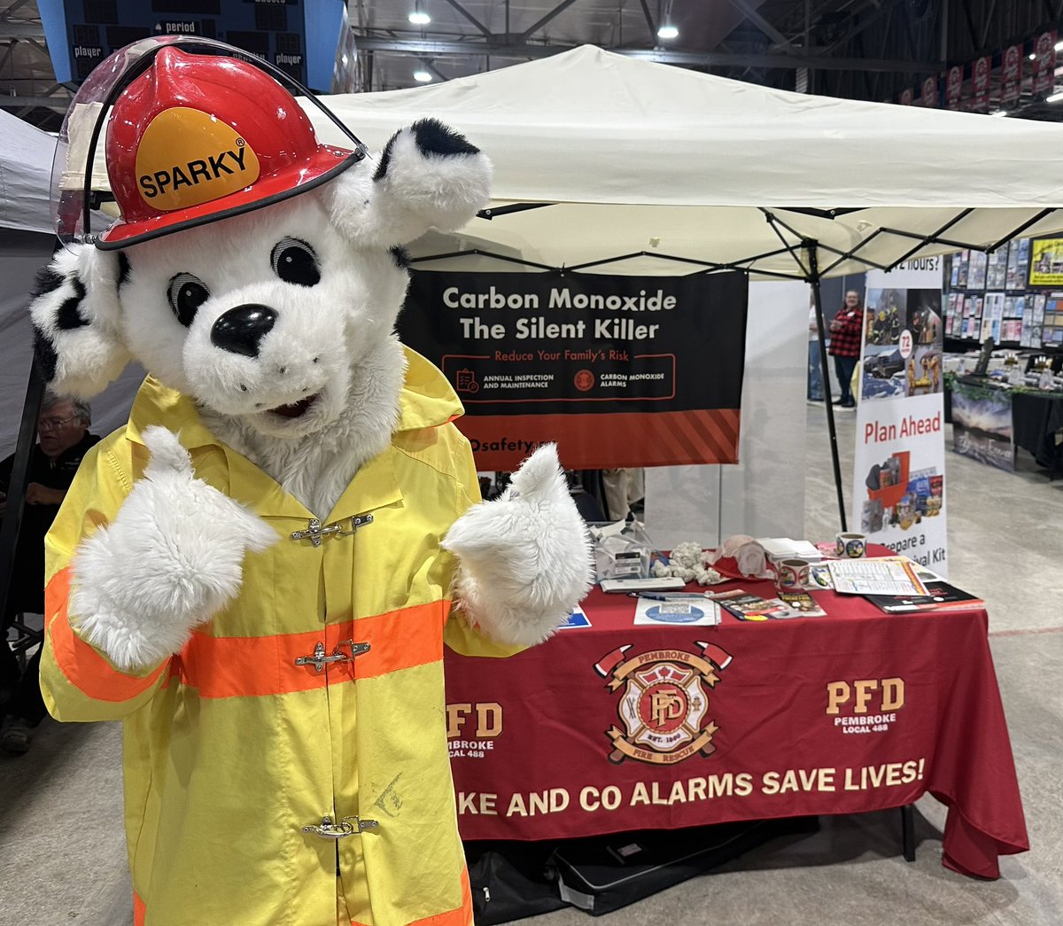 PembrokeFD's tweet photo. Words can not express the gratitude we have for this man’s kindness, friendship, and selflessness. Thank you for everything you do for us and the community Josh Woermke!  @CityPembroke @PembrokeFFs https://t.co/4URNs6FyFH