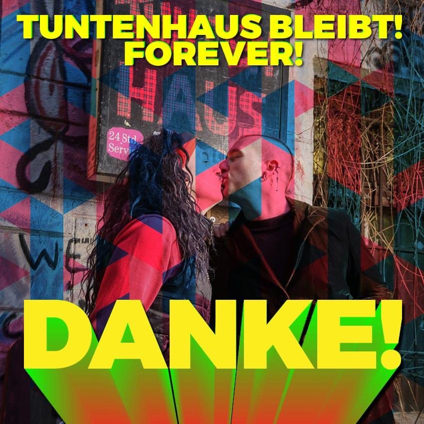 Herzlichen Glückwunsch an das <a href="/savetuntenhaus/">K86 - Tuntenhaus</a> 
Ein wichtiges Projekt das erhalten bleibt. Kämpfen lohnt sich! ✊

Lasst uns das gemeinsam am 1.6. auf der Straße feiern.