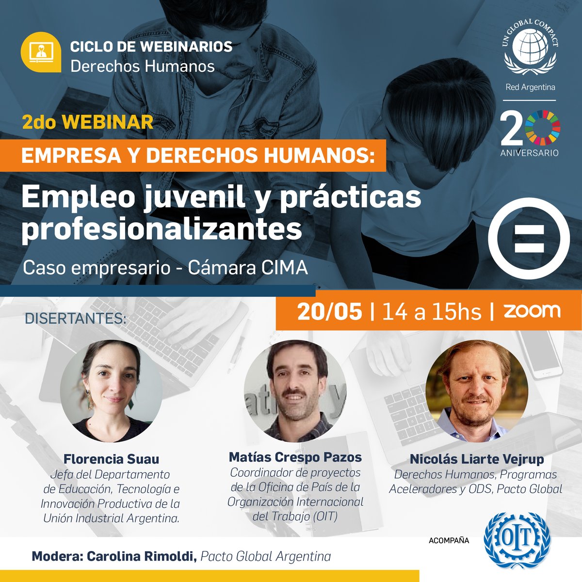 🌟 ¡No te pierdas nuestro segundo webinar sobre #DDHH! 🌟 📢 Te invitamos al próximo encuentro: que pueden hacer las #empresas para fortalecer el sistema educativo y mejorar la empleabilidad de los jóvenes. 📍 lnkd.in/emDwNJ6m #EmpleoJoven #Inclusión