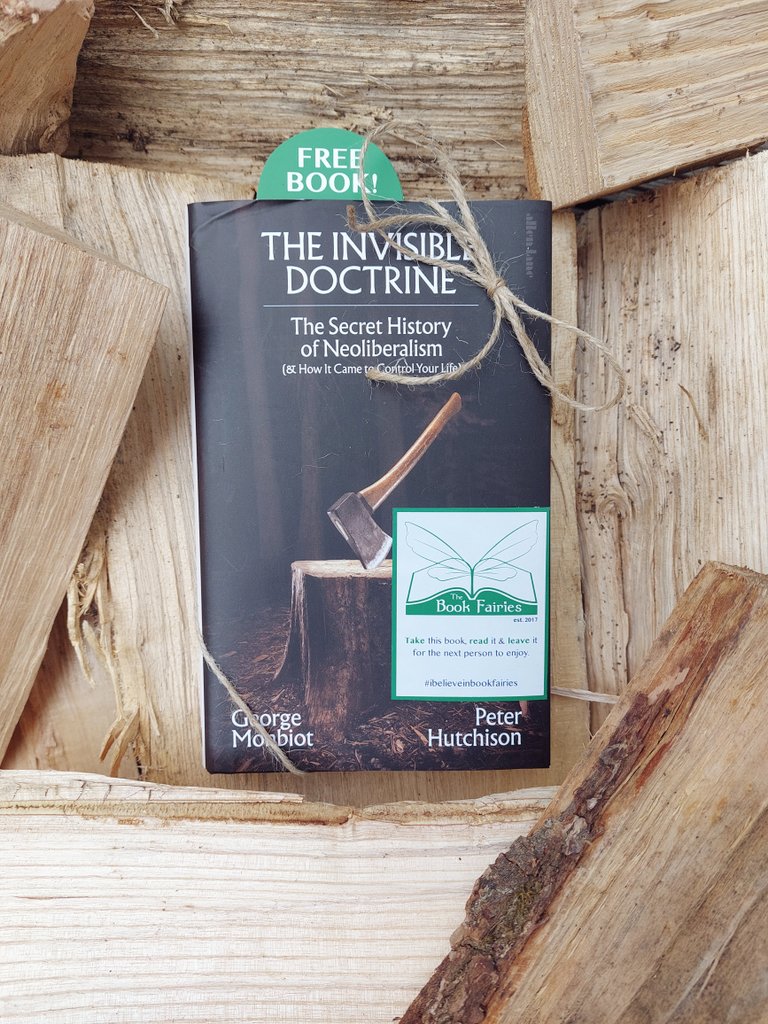 The Book Fairies are sharing copies of The Invisible Doctrine by @GeorgeMonbiot and Peter Hutchison today all around the UK! Who will be lucky enough to find one? @PenguinUKBooks #ibelieveinbookfairies #TBFInvisible #TBFPenguin