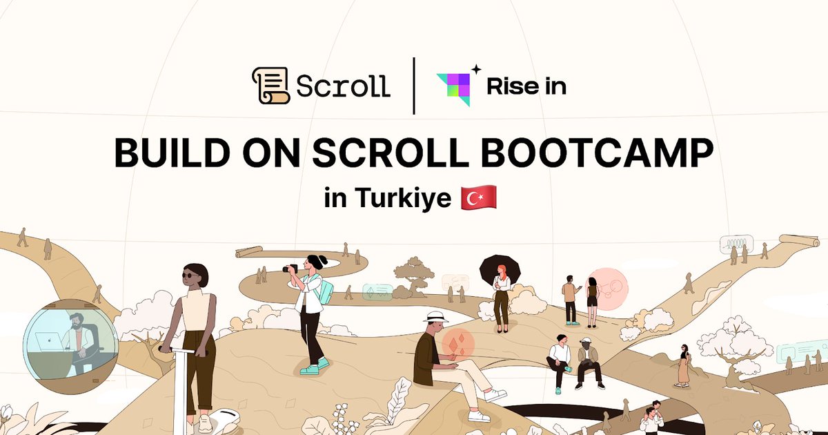 🇹🇷 @Scroll_ZKP ve @riseinweb3 ortaklığıyla gerçekleşen Build on Scroll Bootcamp, Türkiye'de başlıyor! Eğer sen de Zero-knowledge proof ile ilgileniyorsan bu ücretsiz bootcamp tam senlik! 🔗 Hemen başvur: risein.com/bootcamps/buil… ➡️ Detaylı bilgi: patika.dev/blog/patika-de…