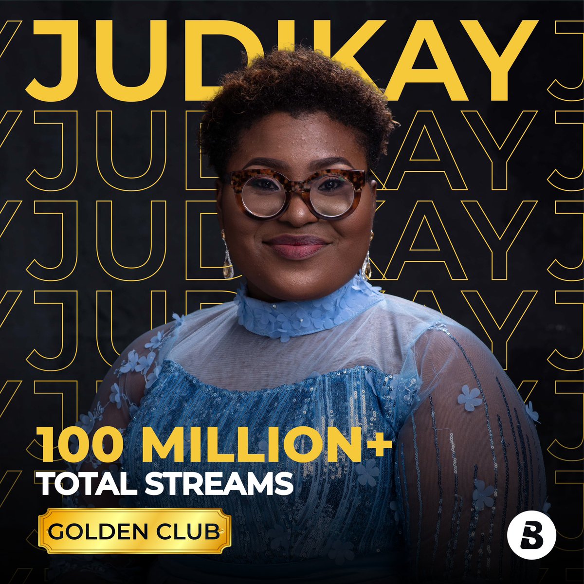 A force of the gospel! 😇 Congratulations to Minister @officialjudikay as she joins the #BoomplayGoldenClub for hitting 100M Boomplay streams. 👸🏾🏆 Celebrate this woman of God by streaming the #MomentsWithJudikay playlist ➡️: boom.lnk.to/MomentsWithJud… #Judikay100mBoomplayStreams