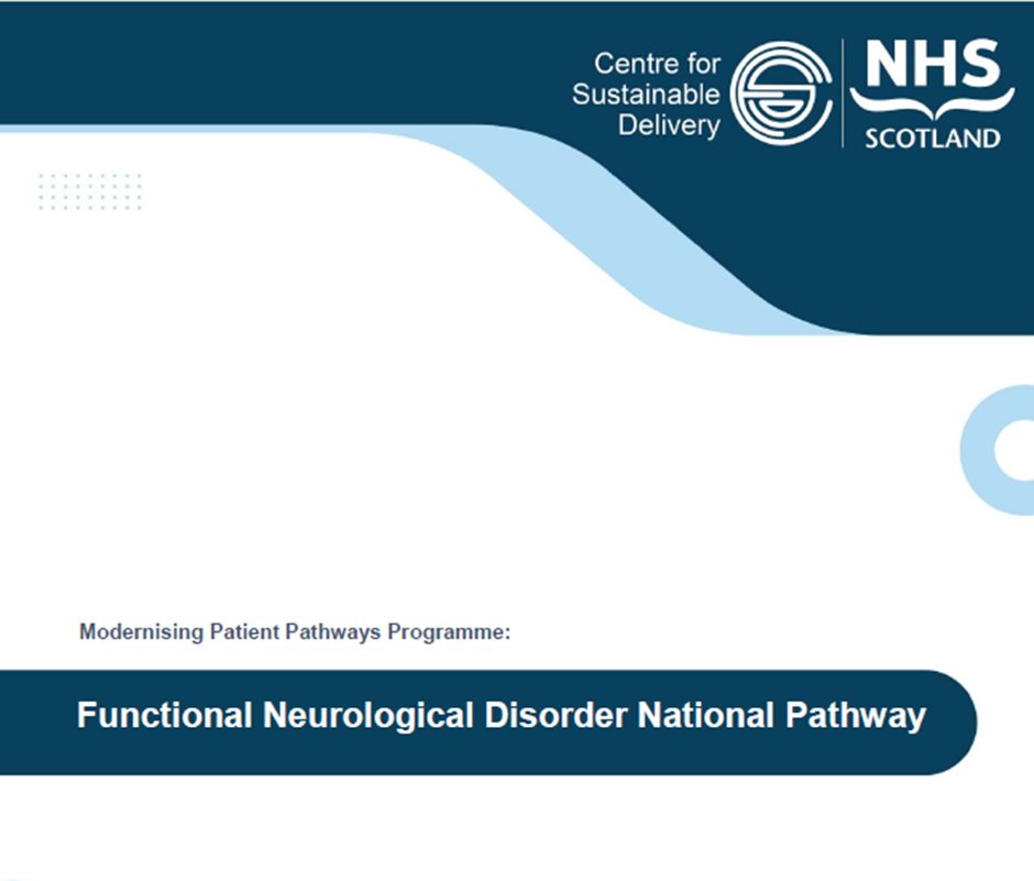 Pleased to announce a new FND pathway for Scotland organised by NHS Scotland Centre for Sustainable Delivery. @NHSScotCfSD nhscfsd.co.uk/media/zt0h0s0k…. Thread 1/