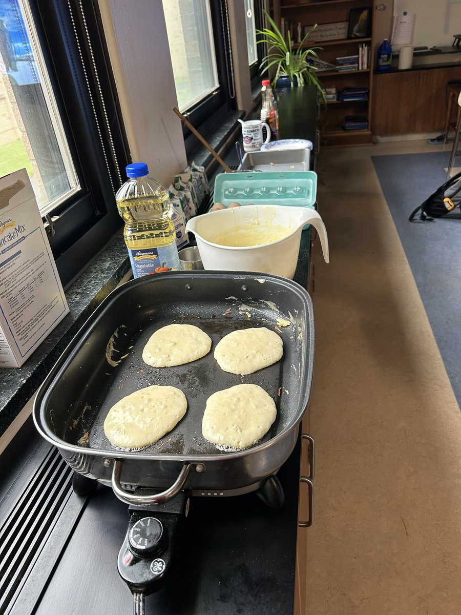 Post Exam Pancakes Party 🥞 in 
AP World History 🌍 today! #BCSMoments