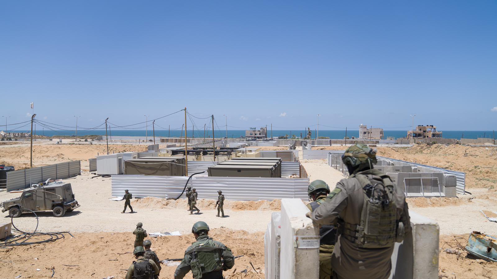 US Military Completes Floating Pier for Gaza Aid Deliveries post image