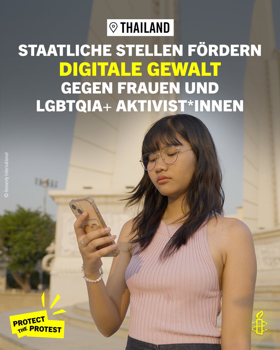 Frauen & #LGBTQIA+ Aktivist*innen #Thailand sind im Internet Ansturm beleidigender Äußerungen ausgesetzt. 

Diese sind von frauenfeindlicher, homo- & transfeindlicher Sprache & anderen Formen technologiegestützter geschlechtsspezifischer Gewalt geprägt: bit.ly/3QMGS95