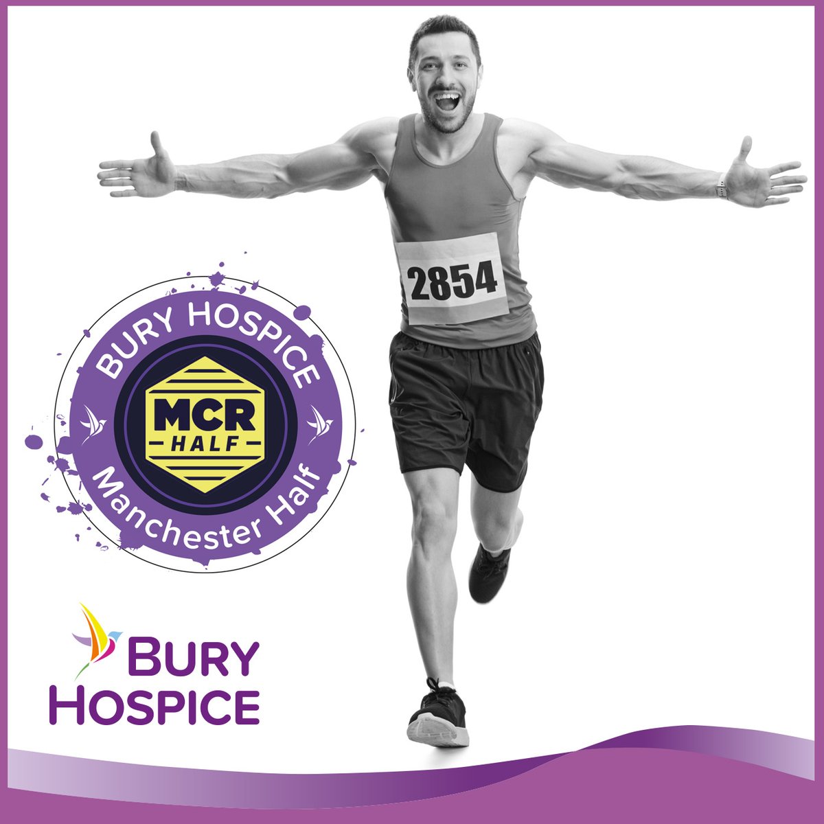 Join us on Sunday 13th October for the Manchester Half. We have 25 places which we are offering free of charge with a pledge to raise £350 for Bury Hospice. Head here for more information: buryhospice.org.uk/manchester-hal…