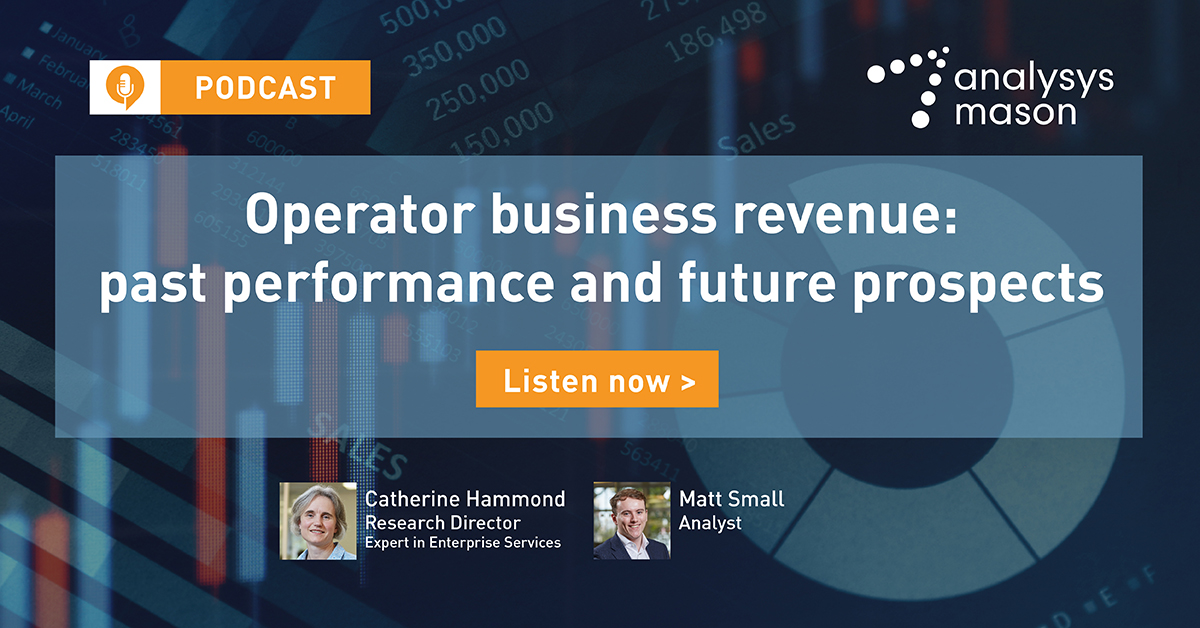 What is (and is not) driving operator business revenue growth and what are the prospects for the rest of 2024? Listen now: bit.ly/3WHoeD6 #Telecoms #MobileOperators