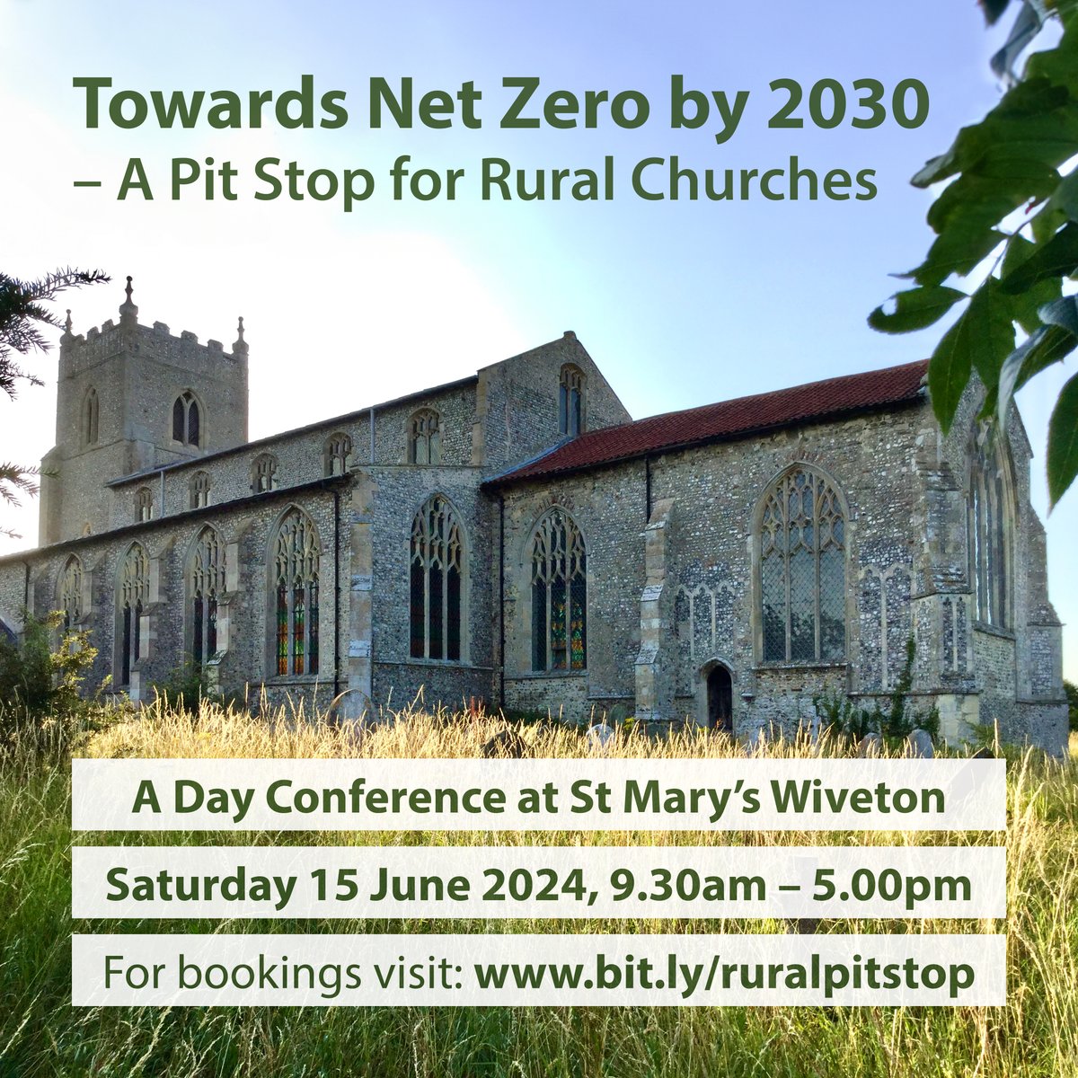 Come explore positive environmental actions for our churches and practical steps to achieving net zero by 2030. Guest speakers include: 🌱@bishopnorwich 🌱 Polly Eaton, @ARochaUK 🌱 @HistoricEngland 🌱 @HeritageFundUK 🌱 @NorfolkWT 🌱 @NorthNorfolkDC dioceseofnorwich.org/event/towards-…